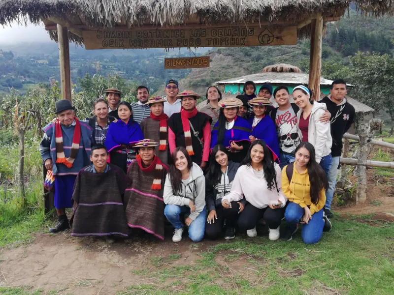 prácticas de estudiantes de la Javeriana Cali en Silvia, Cauca