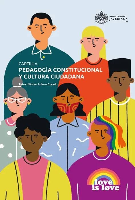 Portada Cartilla Pedagogía constitucional y cultura ciudadana